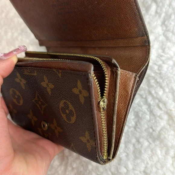 Authentic Louis Vuitton Monogram Porte Monnaie Billets Tresor Trifold Wallet - Picture 13 of 16
